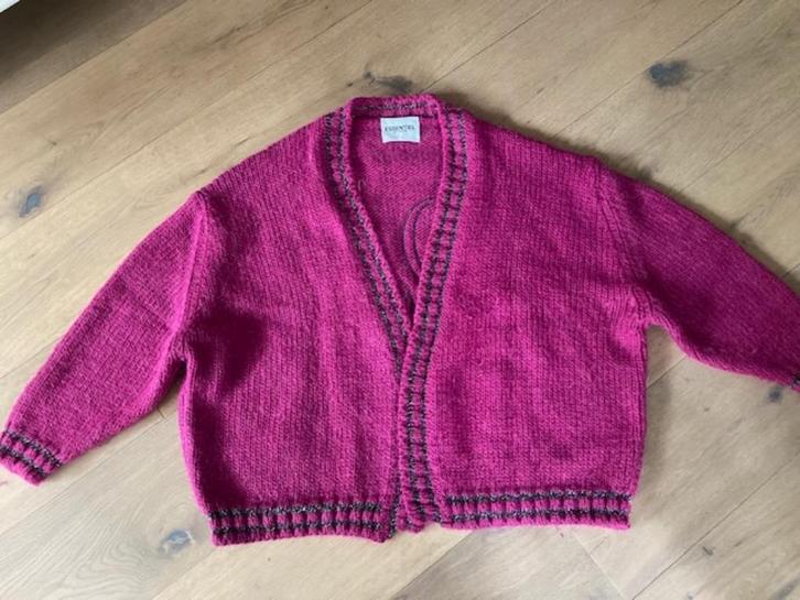 Truien Talking French-Hampton Bays-Massimo Dutti-Essentiel M, Kleding | Dames, Truien en Vesten, Maat 38/40 (M), Zwart, Ophalen of Verzenden