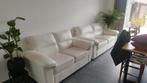 2 sièges en cuir blanc, Maison & Meubles, Canapés | Coins salons complets, Utilisé, Enlèvement ou Envoi