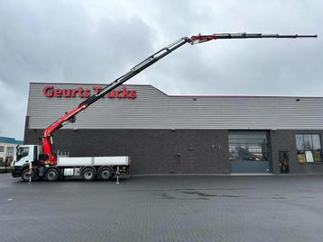 Iveco Stralis 480 X-WAY 8X2 + FASSI 545RA.2.26 + JIB L426 KR, Euro 6, Iveco, Wit, Electronic Stability Program (ESP)