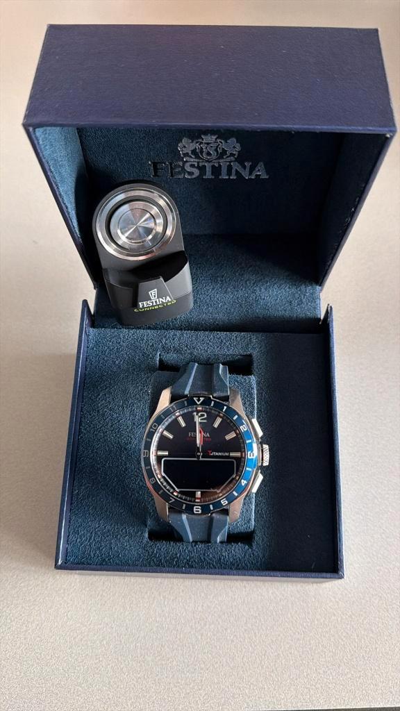 Festina F23000/1 Smartwatch connected D, Handtassen en Accessoires, Horloges | Heren, Nieuw, Polshorloge, Overige merken, Staal