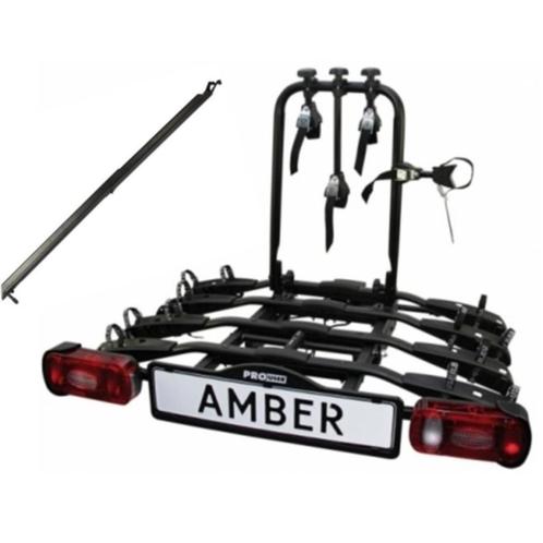 Pro-User Amber IV + Oprijgoot - Fietsendrager - 4 Fietsen, Auto diversen, Fietsendragers, Nieuw, Trekhaakdrager, 3 fietsen of meer