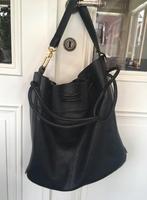 GROTE DELVAUX HANDTAS, Ophalen, Zo goed als nieuw, Zwart, Handtas