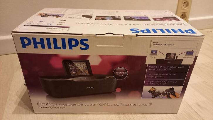 Philips Streamium Récepteur audio sans fil, Audio, Tv en Foto, Stereoketens, Gebruikt, Cd-speler, Tuner of Radio, Speakers, Philips
