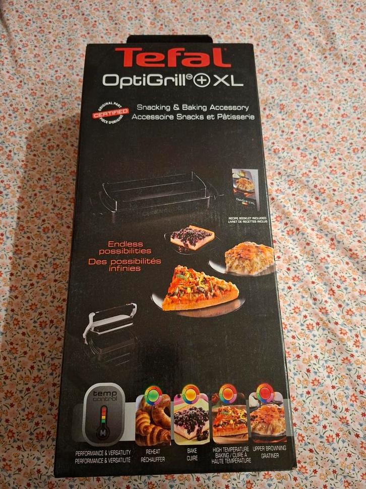 Accessoire Tefal OptiGrill+ XL – Snacking & Baking – neuf, j, Electroménager, Tables de cuisson, Enlèvement