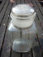 Antieke glazen voorraadpot, Ophalen of Verzenden