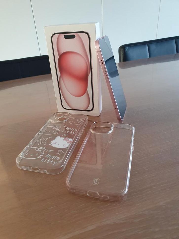 Apple iPhone 15 Pink 128Gb, Telecommunicatie, Mobiele telefoons | Apple iPhone, iPhone 15, Roze, Ophalen