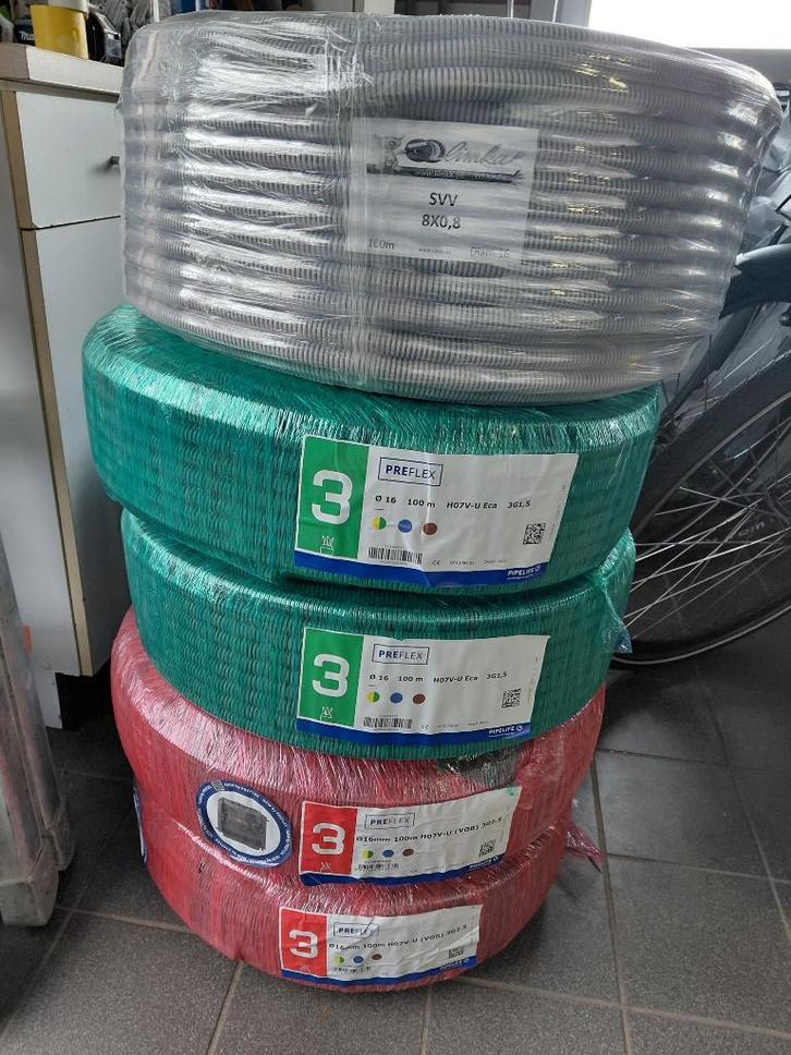 Flex kabels, Doe-het-zelf en Bouw, Elektriciteit en Kabels, Nieuw, Kabel of Snoer, Ophalen