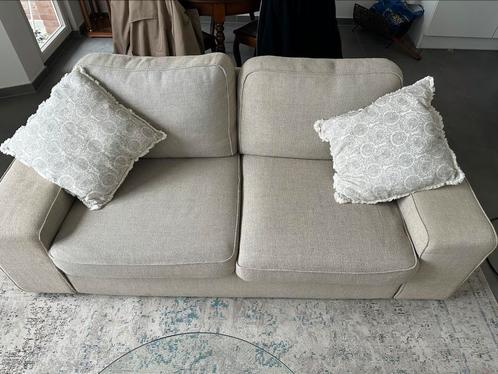 Ikea kivik zetel in lichtbeige kleur, Huis en Inrichting, Zetels | Zetels, Zo goed als nieuw, Rechte bank, Tweepersoons, Ophalen