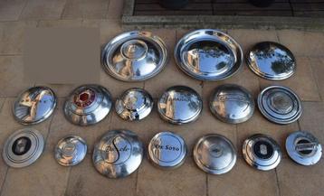 Collectie 16 vintage Amerikaanse garage deco wieldoppen beschikbaar voor biedingen