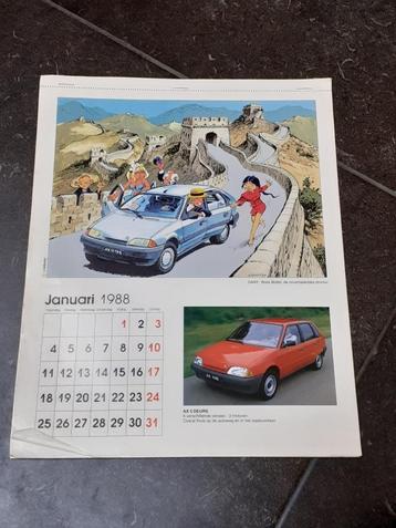Calendrier CIROEN Graton Dany Mitacq Dupa Tibet Walthéry... beschikbaar voor biedingen