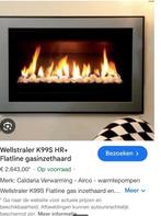 Wellstraler gasinbouwhaard, Ophalen, Gas, Zo goed als nieuw, Inbouw