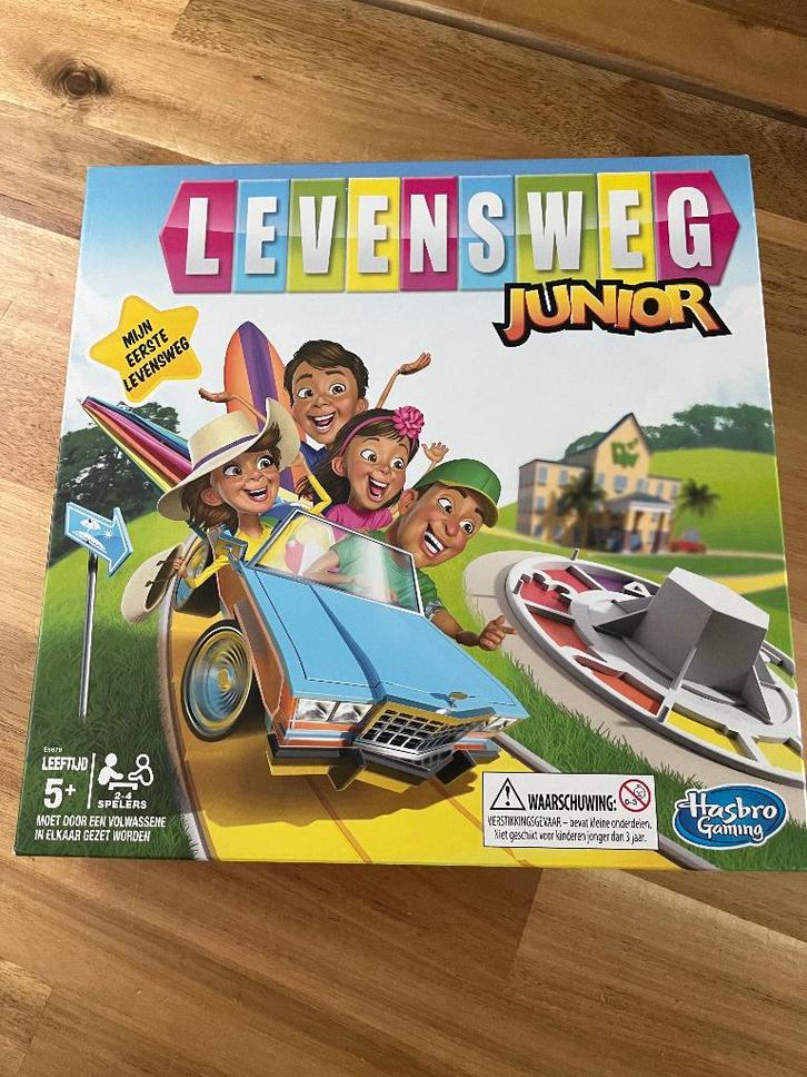 Levensweg Junior – bordspel, Hobby en Vrije tijd, Gezelschapsspellen | Bordspellen, Zo goed als nieuw, Ophalen