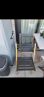Inklapbare tuinstoelen set van 2, Tuin en Terras, Ophalen, Zo goed als nieuw, Hout, Inklapbaar