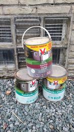 3V3 lazuur/beits verf, 3 potten beschikbaar. Prijs per pot., Bricolage & Construction, Peinture, Vernis & Laque, Enlèvement ou Envoi