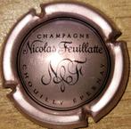 Capsule Champagne Nicolas FEUILLATTE rose métal./noir nr 30b, France, Champagne, Enlèvement ou Envoi, Neuf