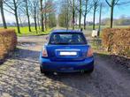 auto, Stof, Zwart, 4 cilinders, Blauw