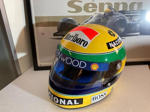 Ayrton Senna 1/1 Full Size 1993 F1 helm Mclaren Marlboro, Verzamelen, Automerken, Motoren en Formule 1, Nieuw, Formule 1, Ophalen of Verzenden