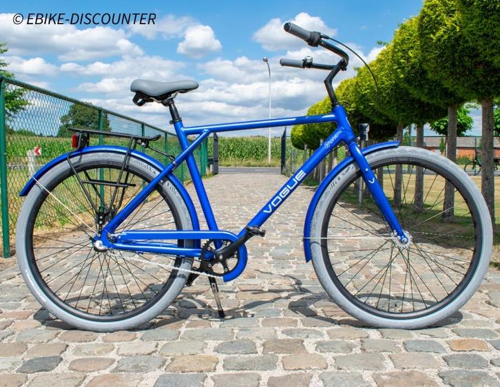 Ons laatste weekend: Vogue premium heren blauw, nu 299 euro, Fietsen en Brommers, Fietsen | Heren | Herenfietsen, Nieuw, Ophalen