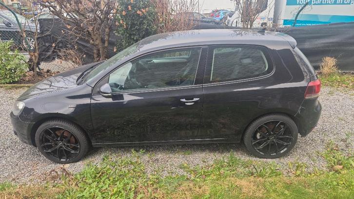 Golf 6 1400tsi 180000 km „Niet starten”, Auto's, Volkswagen, Particulier, Golf, Bluetooth, Benzine, Coupé, Handgeschakeld, Zwart