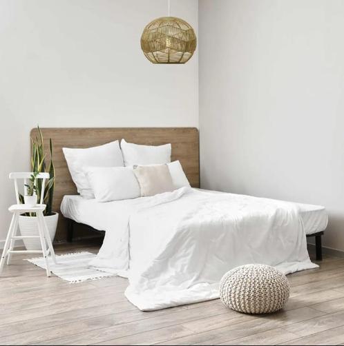 Hanglamp Naturel Touw – Boho Sfeerlicht Ø34 cm, Huis en Inrichting, Lampen | Hanglampen, Nieuw, 50 tot 75 cm, Overige materialen