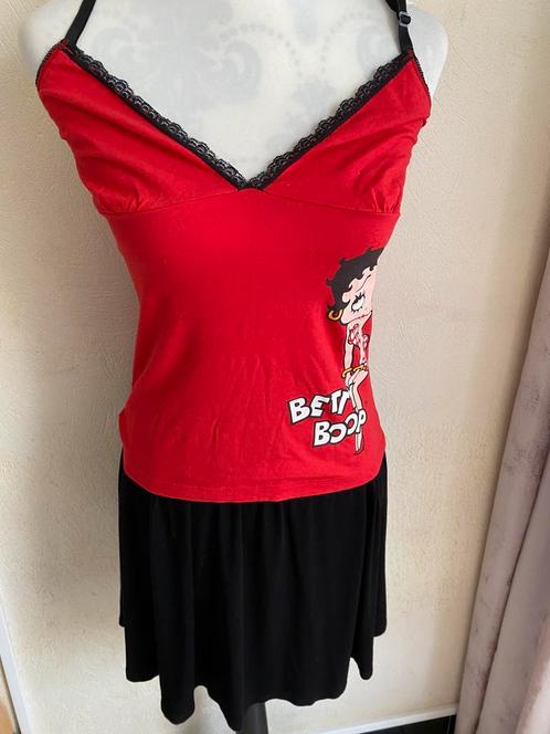 „Betty Boop” top met bandjes — Maat 38/40, Kleding | Dames, Topjes, Ophalen of Verzenden