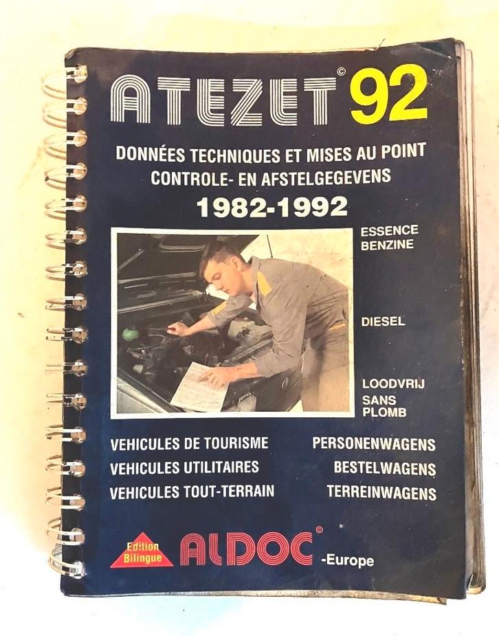 Afstelgegevens boek oldtimers ATEZET., Autos : Divers, Modes d'emploi & Notices d'utilisation, Enlèvement