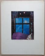 ROUVE HAUSER / INFANTE DEFUNTE / COLLAGE / 42x34cm / SIG, Antiek en Kunst, Ophalen of Verzenden