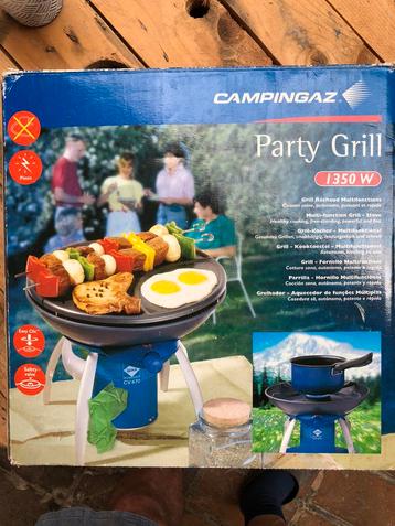 Camping grill + gasvuur op gas