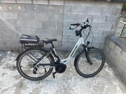 Krigori Cruiser elektrische fiets MET BATTERIJ, Fietsen en Brommers, Elektrische fietsen, Gebruikt, 30 tot 50 km per accu, Ophalen