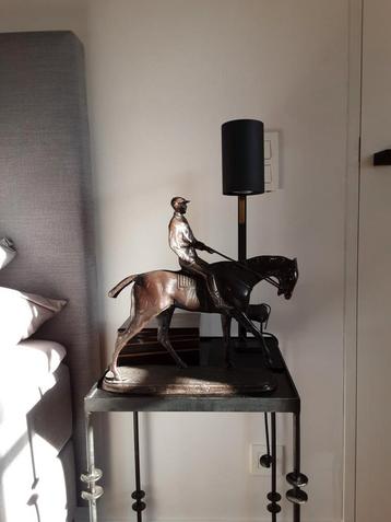 Jocky te paard brons 2 stuks, Antiek en Kunst, Ophalen of Verzenden