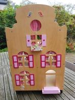 Houten poppenhuis., Kinderen en Baby's, Speelgoed | Poppenhuizen, Ophalen, Gebruikt, Poppenhuis