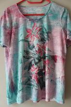 T-shirt rose, turquoise taille L/XL, Vêtements | Femmes, T-shirts, Weet ik niet, Manches courtes, Porté, Rose