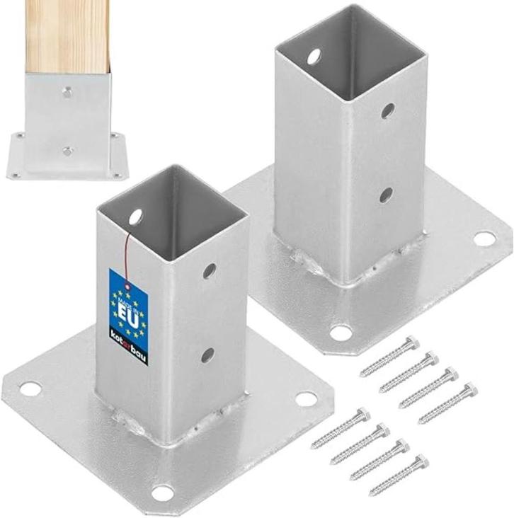 KOTARBAU Set van 2 paalhouders SNELLE GRATIS LEVERING, Tuin en Terras, Palen, Balken en Planken, Nieuw, Balken, Verzenden