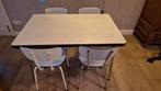 Eettafel 80 cm x 120 cm en links + rechts 31cm uitschuifbaar, Huis en Inrichting, Tafels | Eettafels, Ophalen