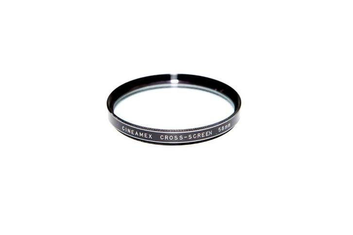 Cineamex 58mm Cross-Screen filter, Audio, Tv en Foto, Foto | Filters, Zo goed als nieuw, UV-filter, 50 tot 60 mm, Verzenden