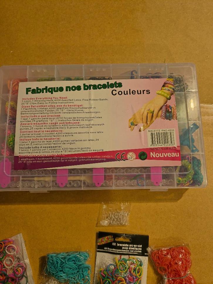 Set Loomband, Hobby & Loisirs créatifs, Fabrication de Perles & Bijoux, Comme neuf, Autres types, Enlèvement