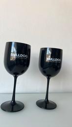 2x bulldog gin glazen (plastiek), Enlèvement, Comme neuf