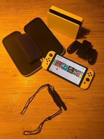 Nintendo Switch OLED + 512GB SSD + accessoires beschikbaar voor biedingen
