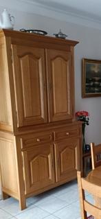 Armoire a 2 corps chêne massif signé Gilson, Maison & Meubles, Enlèvement, Comme neuf