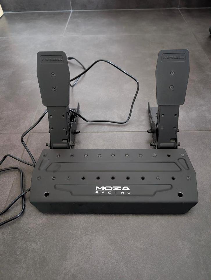 Moza RSP lite pedals met performance kit (voor de brake), Computers en Software, Joysticks, Zo goed als nieuw, Ophalen