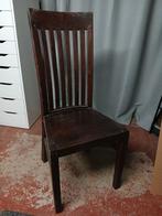 4 stoelen teak, zware kwaliteit, Huis en Inrichting, Stoelen, Ophalen, Gebruikt, Vier
