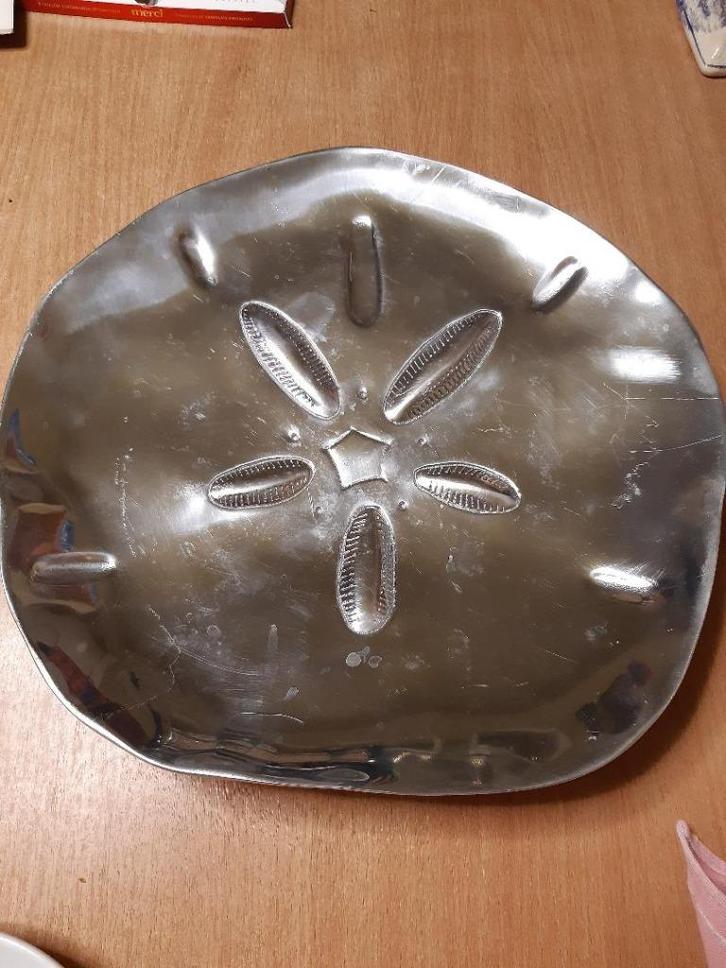 Plat Mariposa - métal, Huis en Inrichting, Woonaccessoires | Dienbladen, Metaal, Ophalen of Verzenden