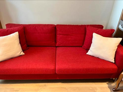 💙 America 3/2 rode bank, Huis en Inrichting, Zetels | Zetels, Nieuw, Rechte bank, Vierpersoons of meer, 150 tot 200 cm, 75 tot 100 cm