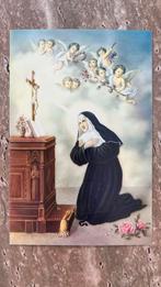 Vintage ansichtkaart “ S. Rita Da Cascia “., Verzamelen, Ophalen of Verzenden, Bidprentje