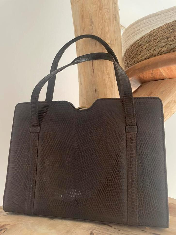 Vintage Fassbender Handtas – Gemaakt in Engeland circa 1960, Handtassen en Accessoires, Tassen | Damestassen, Gebruikt, Schoudertasje