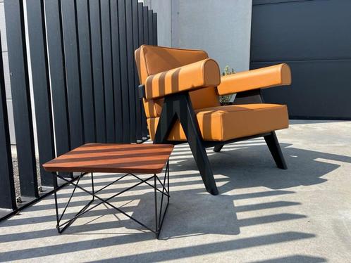 “Cassina Complex chair | Cognac ”, Huis en Inrichting, Fauteuils, Zo goed als nieuw, Hout, Leer, Verzenden