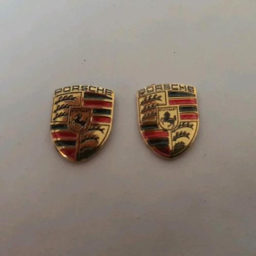 Porsche sleutel logos > +- 12 mm x 9 mm, Auto-onderdelen, Klein materiaal, Porsche, Nieuw, Ophalen of Verzenden
