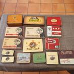 15 Blikken doosjes voor sigaren, tabak, sigaretten, Panter, Ophalen of Verzenden, Gebruikt, Overige, Overige merken