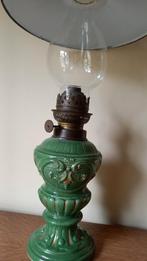 Zeer oud licht met kap in email, Ophalen of Verzenden