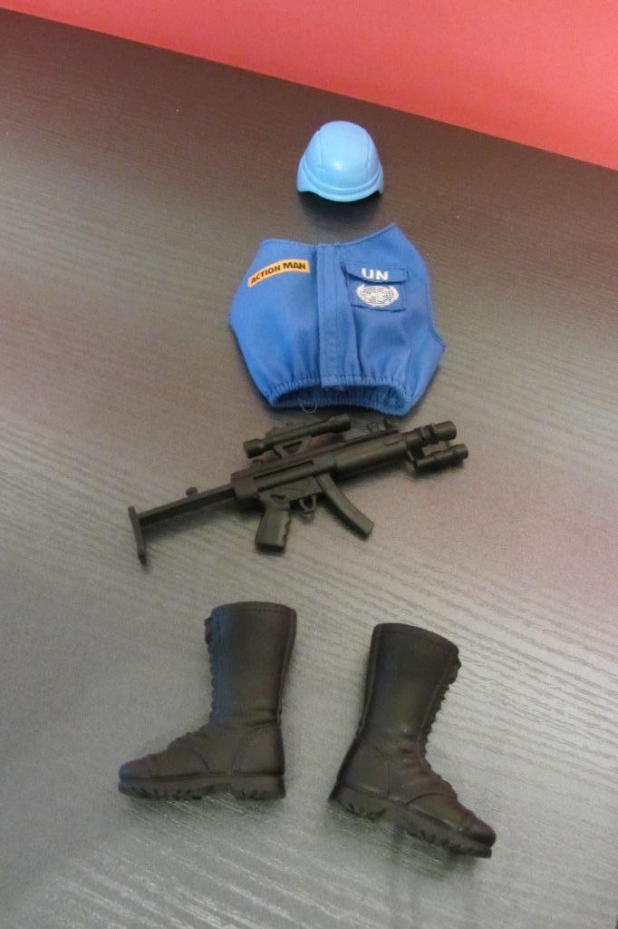 Sinterklaas - Action Man UN Peace Keeper Soldier 1994, Kinderen en Baby's, Speelgoed | Actiefiguren, Gebruikt, Ophalen of Verzenden